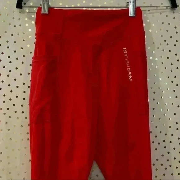 1st Phorm Red Leggings - Picture 5 of 11